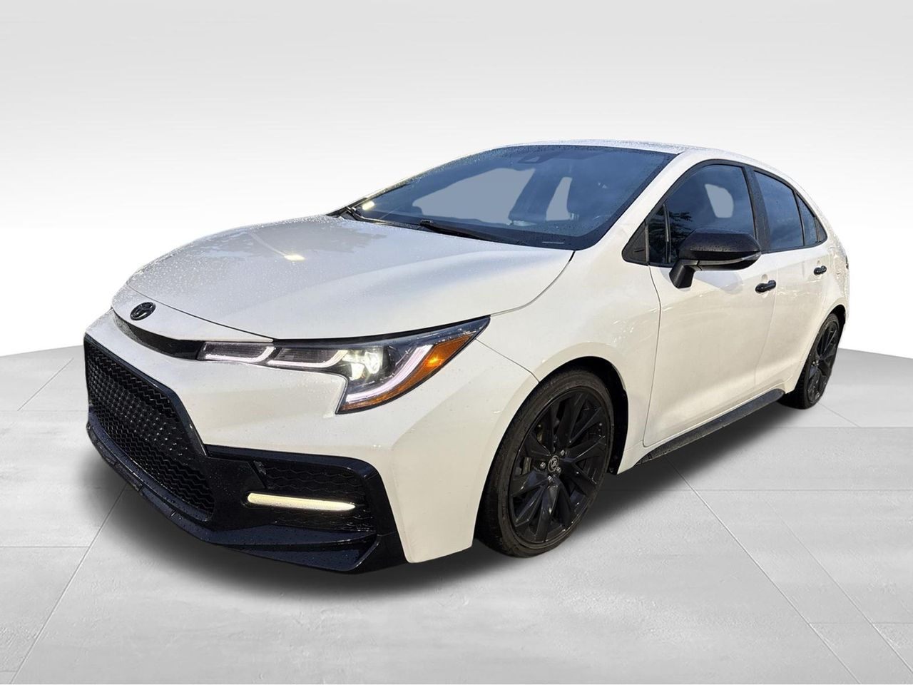White 2022 Toyota Corolla Sedan Front-Wheel Drive Continuously Variable Transmission