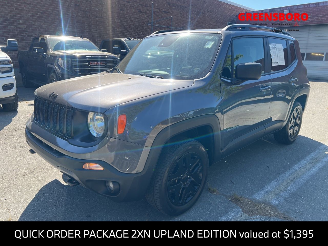 Gray (Granite Crystal Metallic Clearcoat) 2021 Jeep Renegade Sport 4WD SUV / Crossover Four-Wheel Drive 9-Speed Automatic