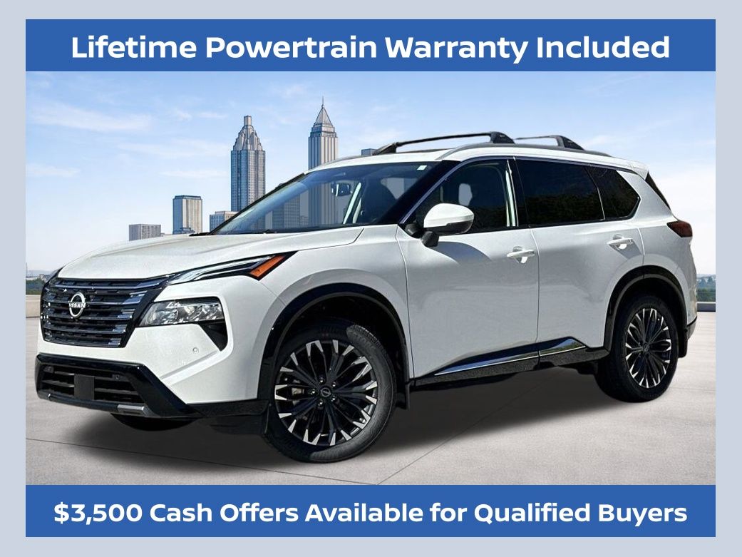 Everest White Pearl Tricoat 2026 Nissan Rogue Platinum AWD SUV / Crossover All-Wheel Drive Continuously Variable Transmission