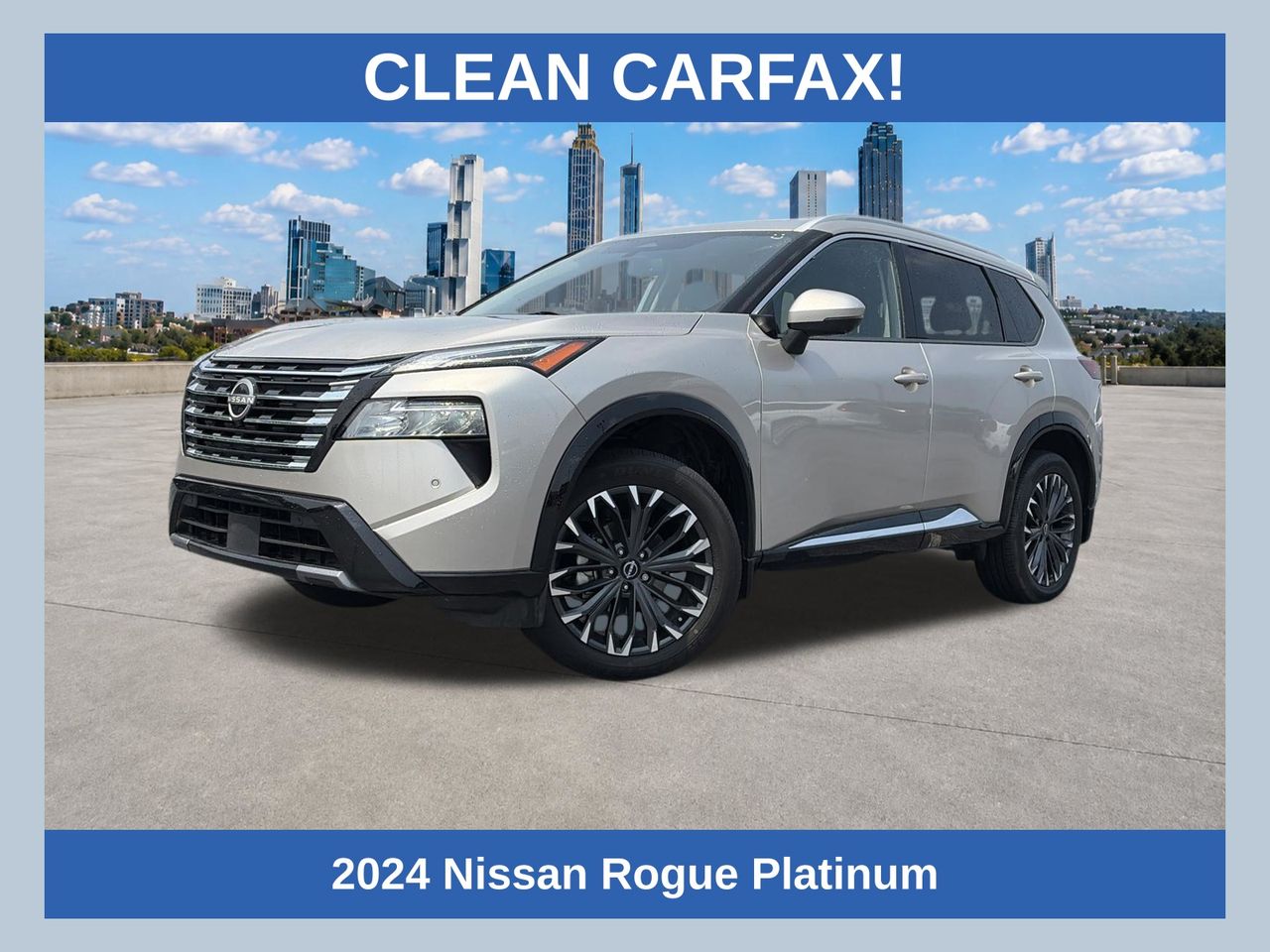 Champagne Silver Metallic 2024 Nissan Rogue SUV / Crossover Front-Wheel Drive Continuously Variable Transmission