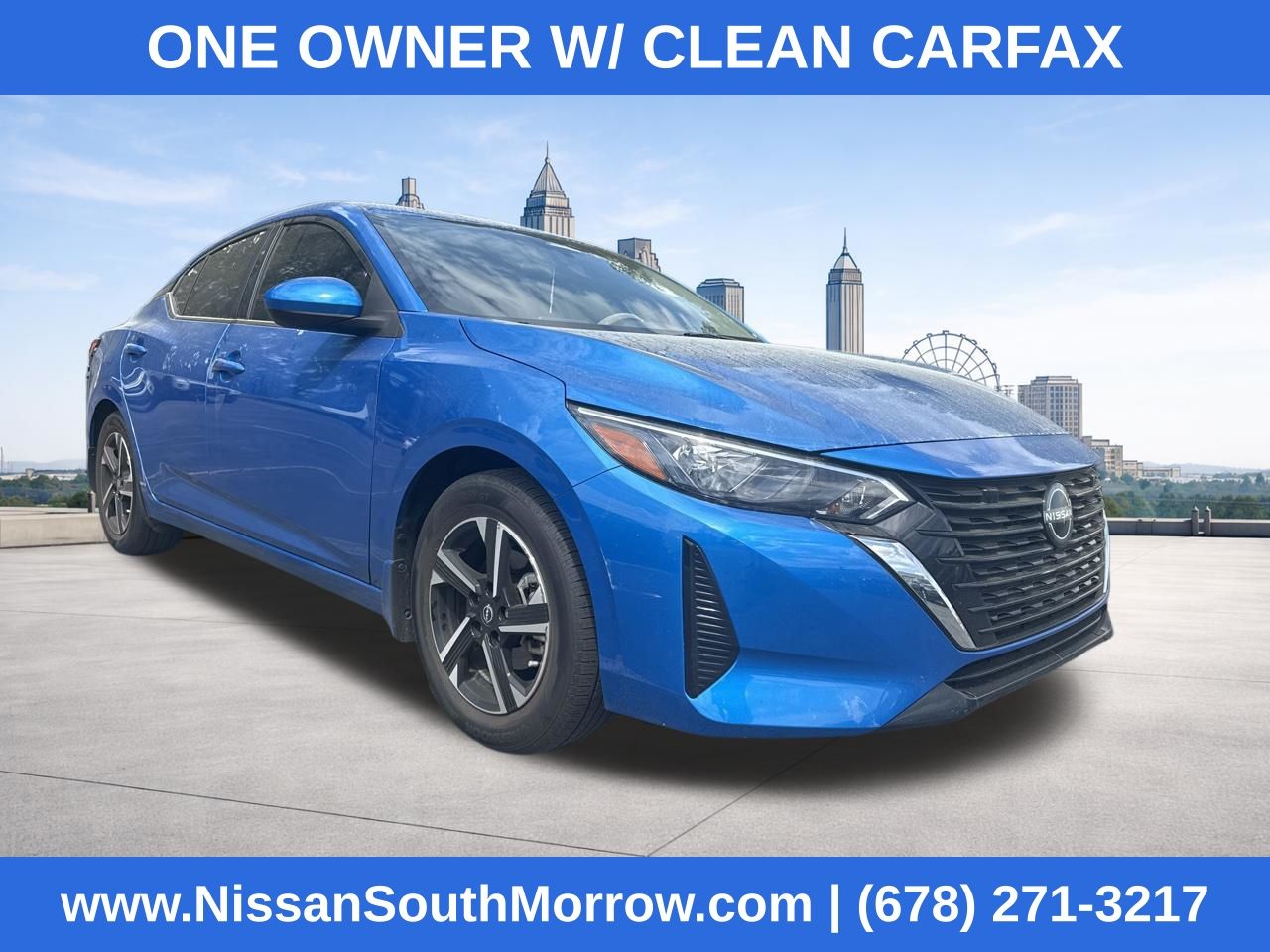 Electric Blue Metallic 2024 Nissan Sentra SV FWD Sedan Front-Wheel Drive Continuously Variable Transmission