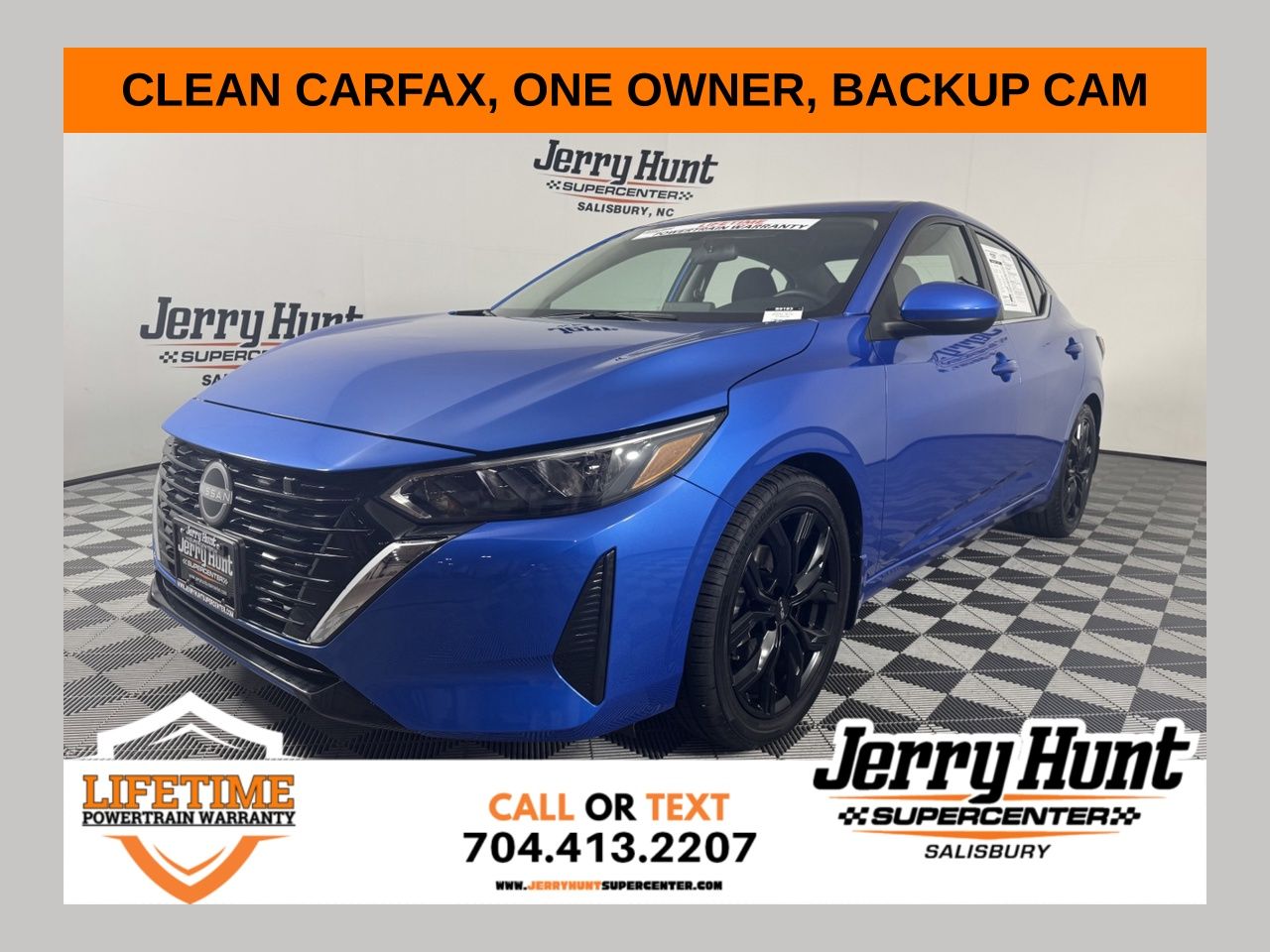 Electric Blue Metallic 2025 Nissan Sentra Sedan Front-Wheel Drive Continuously Variable Transmission