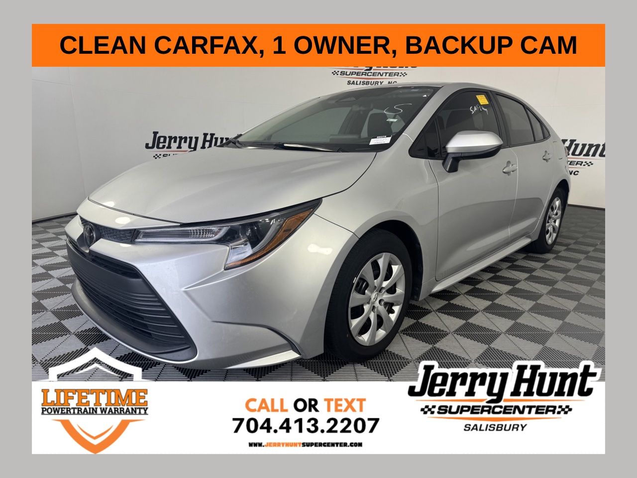 Classic Silver Metallic 2024 Toyota Corolla Sedan Front-Wheel Drive Continuously Variable Transmission