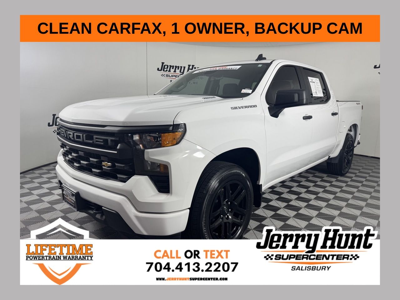 Summit White 2025 Chevrolet Silverado 1500 Pickup Truck Four-Wheel Drive 8-Speed Automatic