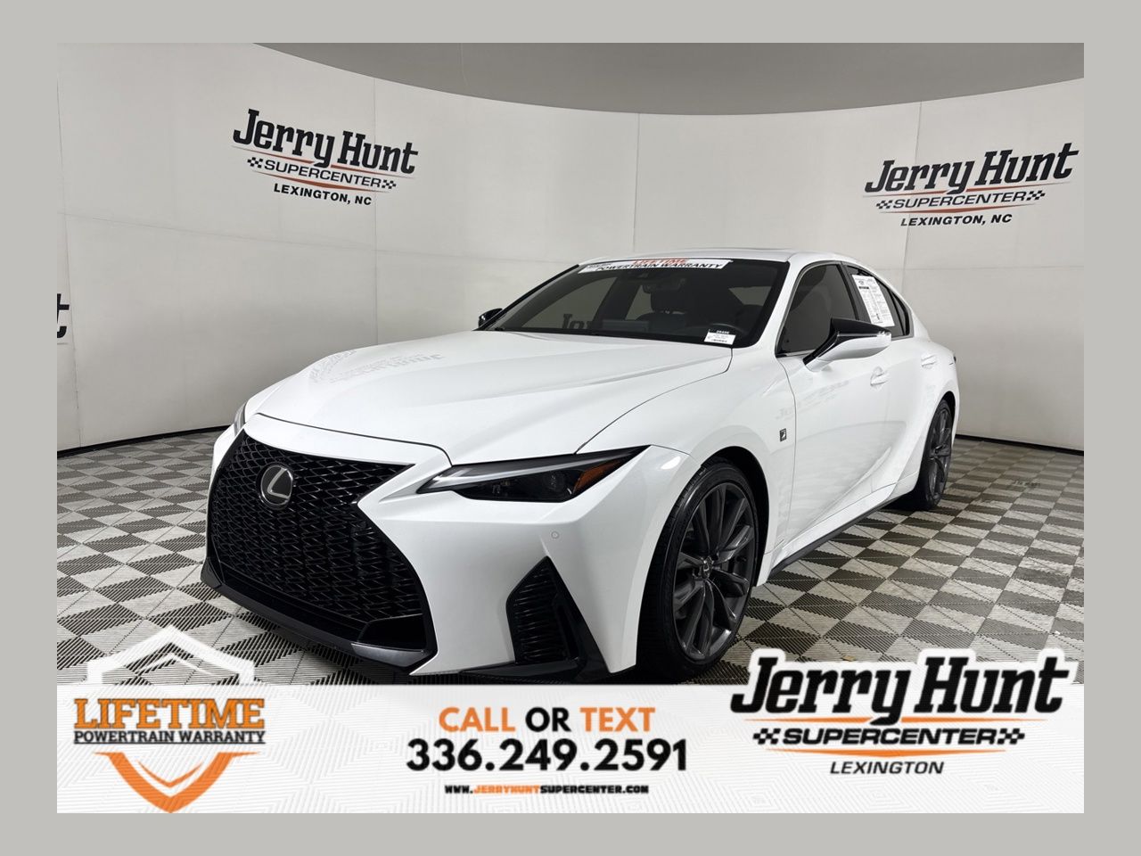 Ultra White 2023 Lexus IS Sedan Rear-Wheel Drive 8-Speed Automatic
