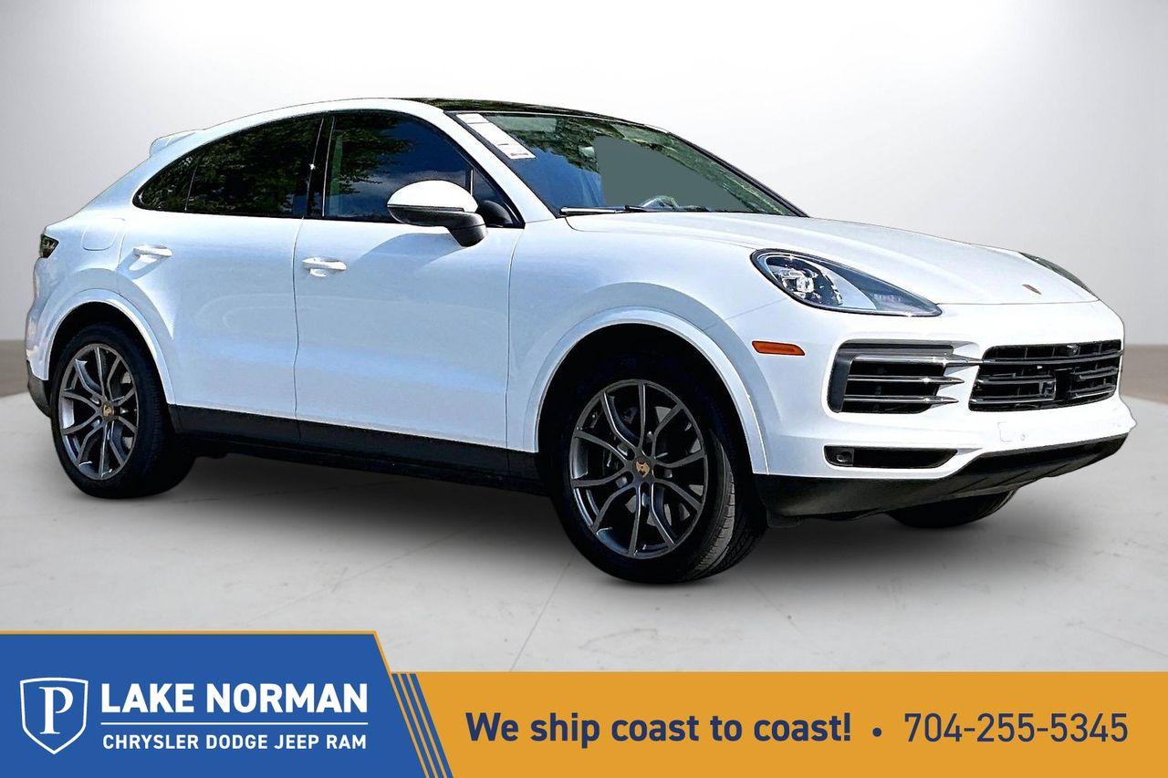 Carrara White Metallic 2022 Porsche Cayenne Coupe Coupe All-Wheel Drive 8-Speed Automatic