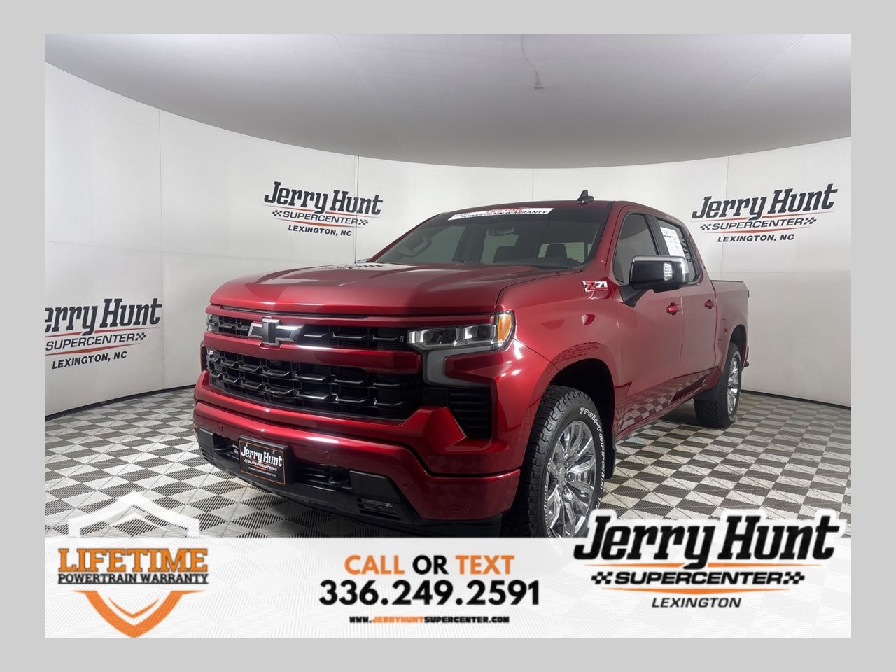 Radiant Red Tintcoat 2024 Chevrolet Silverado 1500 RST Crew Cab 4WD Pickup Truck Four-Wheel Drive Automatic