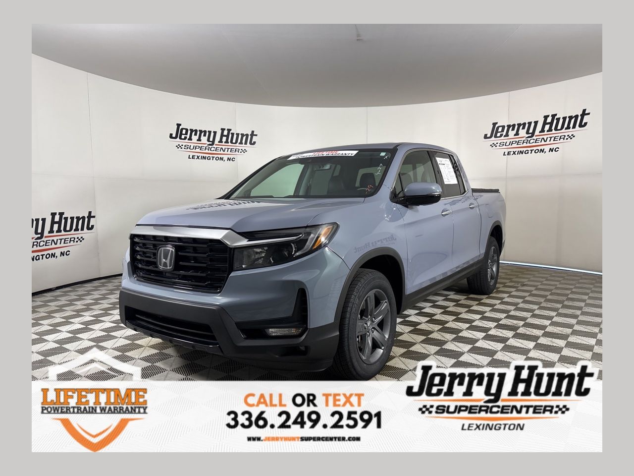 Gray 2023 Honda Ridgeline RTL-E AWD Pickup Truck All-Wheel Drive 9-Speed Automatic