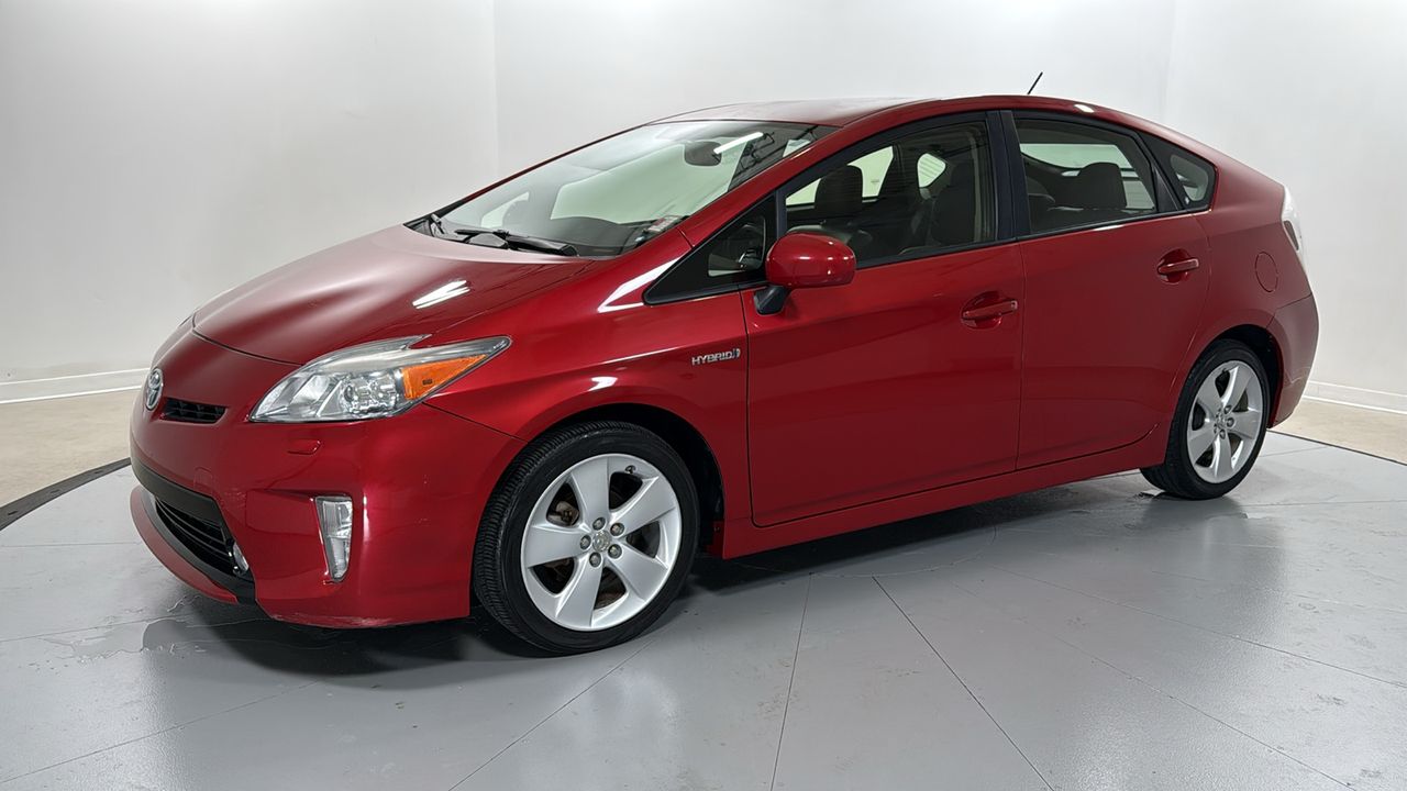 Barcelona Red Metallic 2015 Toyota Prius Hatchback Front-Wheel Drive Continuously Variable Transmission
