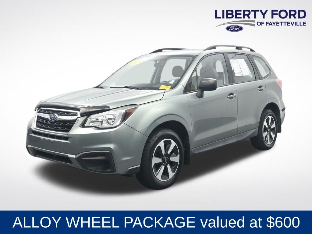 Jasmine Green Metallic 2017 Subaru Forester SUV / Crossover All-Wheel Drive Continuously Variable Transmission