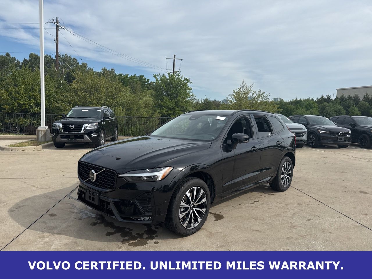 Onyx Black Metallic 2025 Volvo XC60 B5 Plus Dark Theme AWD SUV / Crossover All-Wheel Drive Automatic