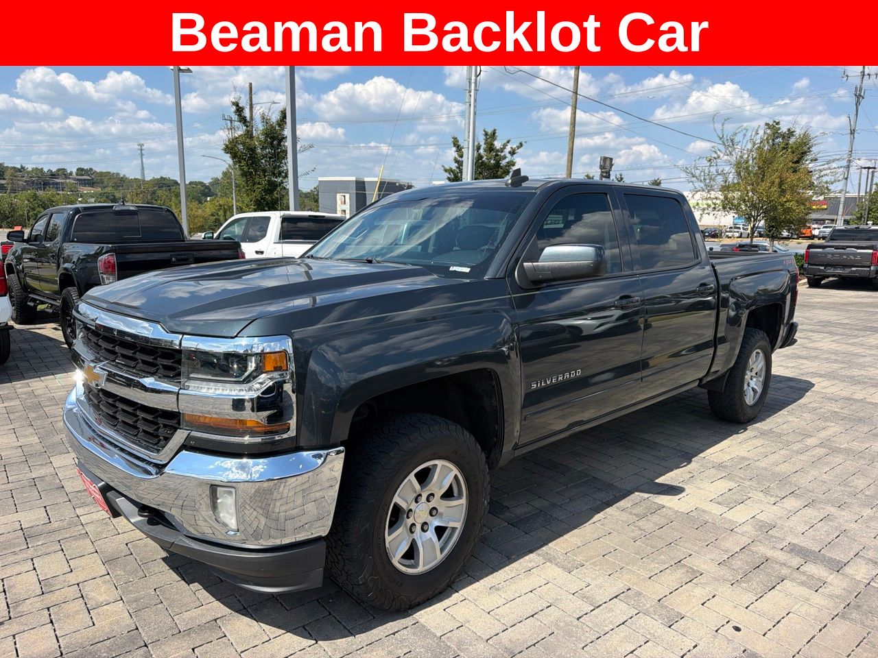Gray (Graphite Metallic) 2018 Chevrolet Silverado 1500 Pickup Truck Four-Wheel Drive 6-Speed Automatic Overdrive