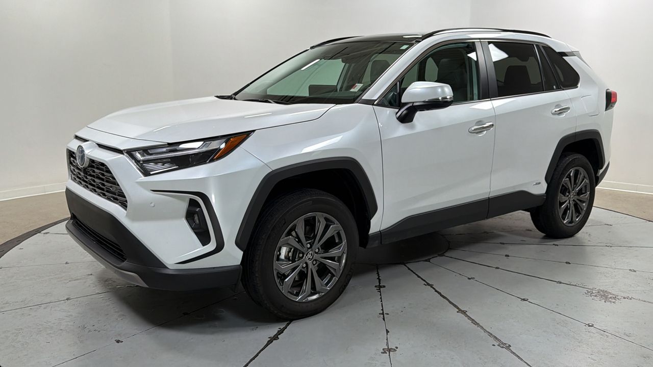 White (Wind Chill Pearl) 2024 Toyota RAV4 Hybrid Limited AWD SUV / Crossover All-Wheel Drive Continuously Variable Transmission