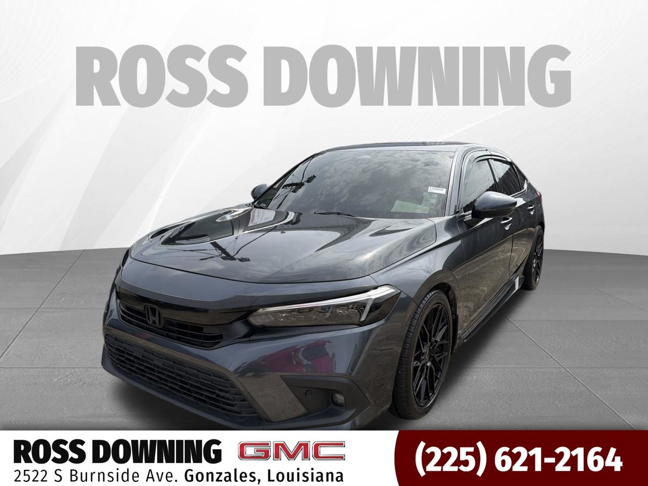 Gray Metallic 2023 Honda Civic Sedan Front-Wheel Drive Continuously Variable Transmission