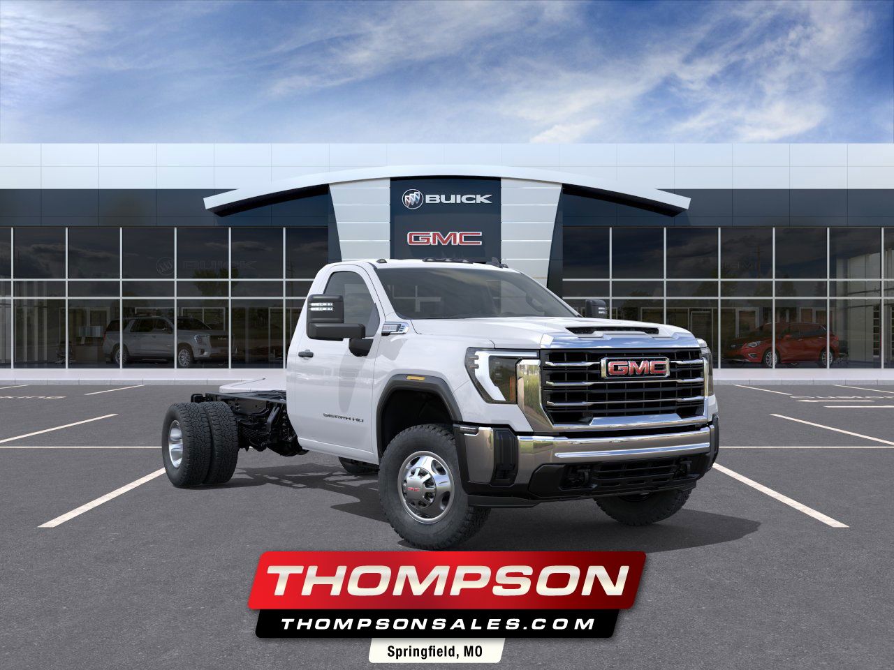 Summit White 2026 GMC Sierra 3500HD Pro Regular Cab LB 4WD Pickup Truck Four-Wheel Drive Automatic