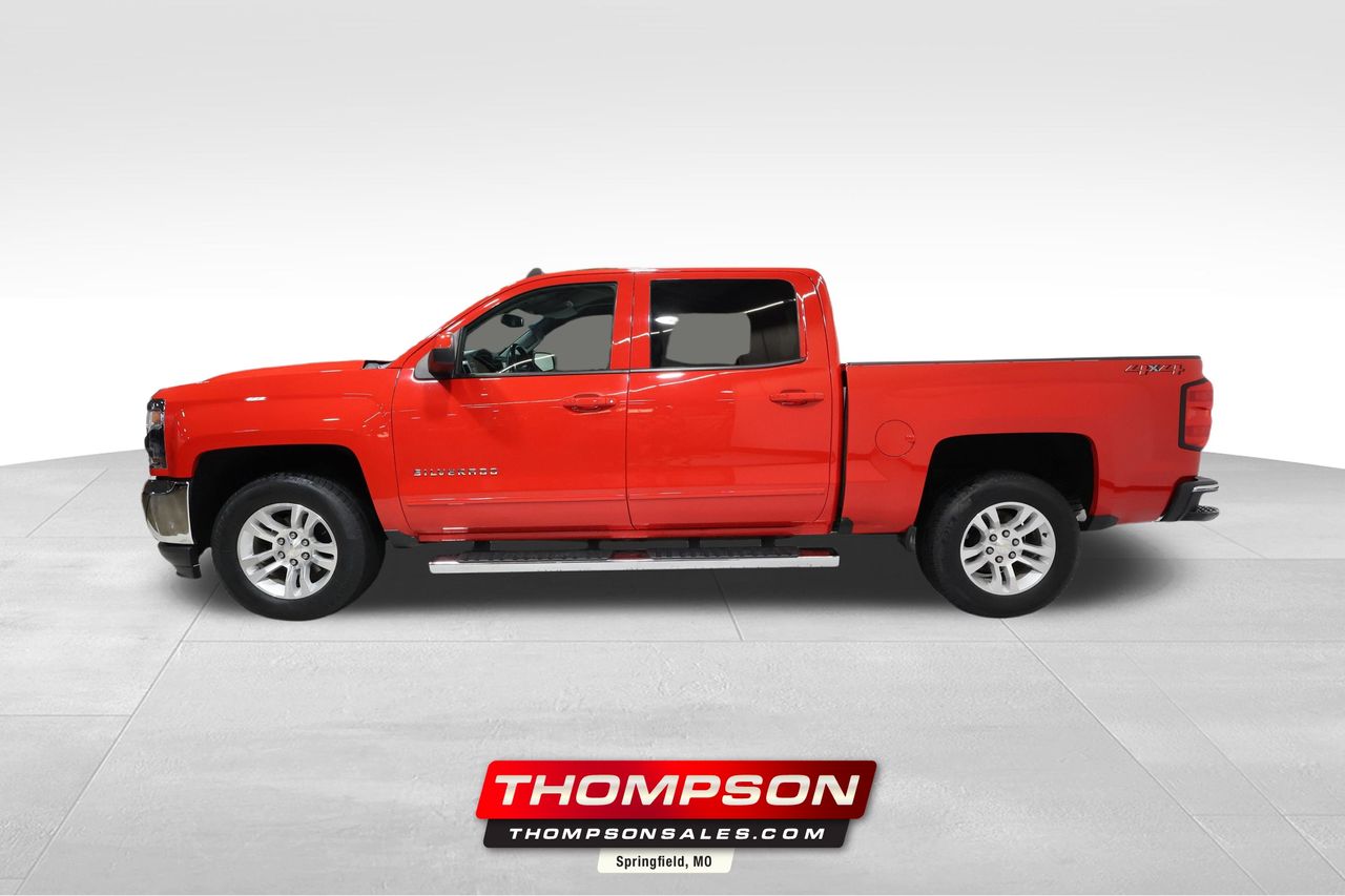 Red Hot 2018 Chevrolet Silverado 1500 LT Crew Cab 4WD Pickup Truck Four-Wheel Drive 6-Speed Automatic Overdrive