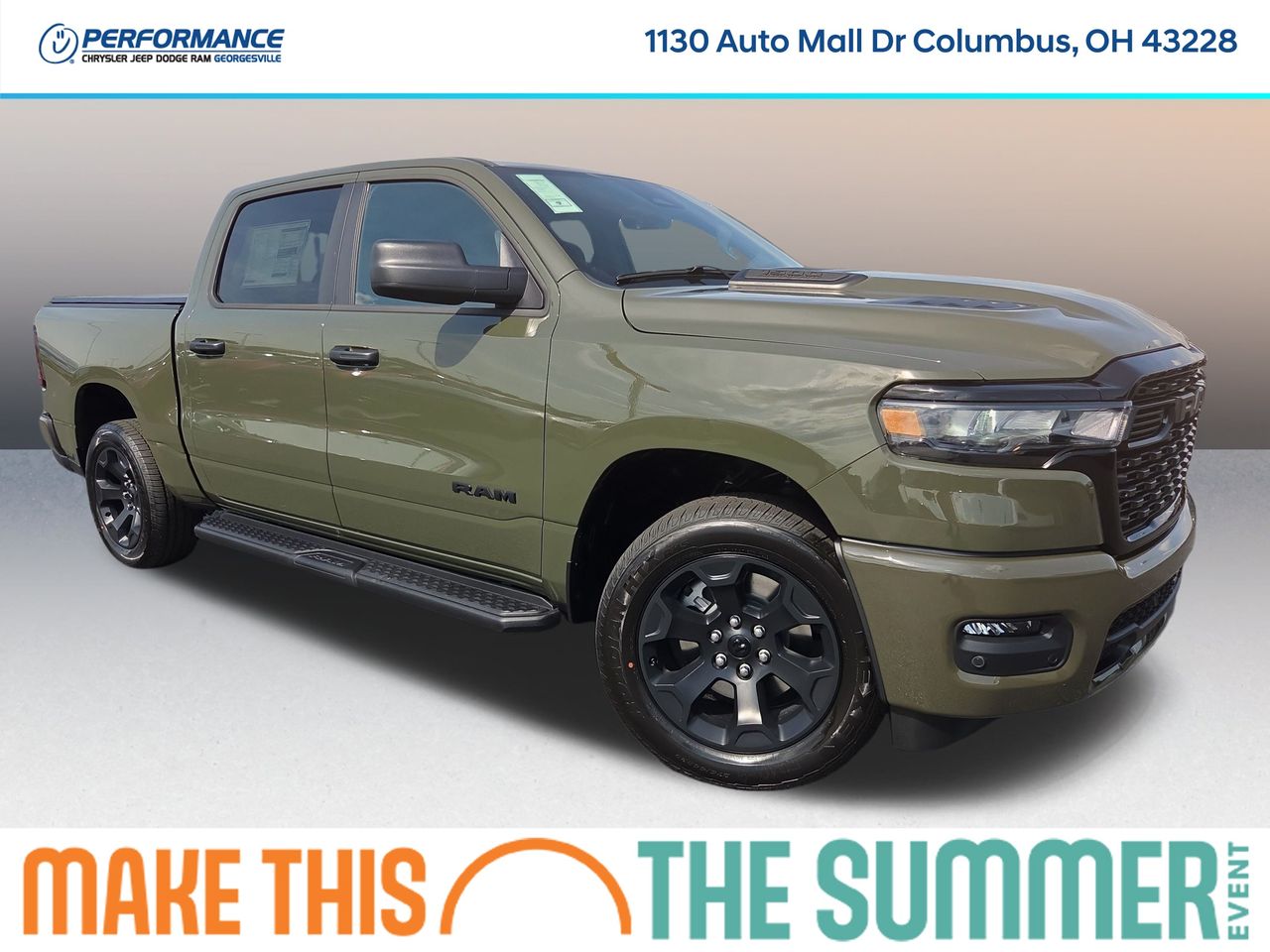Brown 2026 RAM 1500 Pickup Truck Four-Wheel Drive 8-Speed Automatic