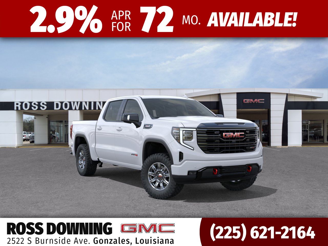 Summit White 2026 GMC Sierra 1500 Pickup Truck Four-Wheel Drive Automatic