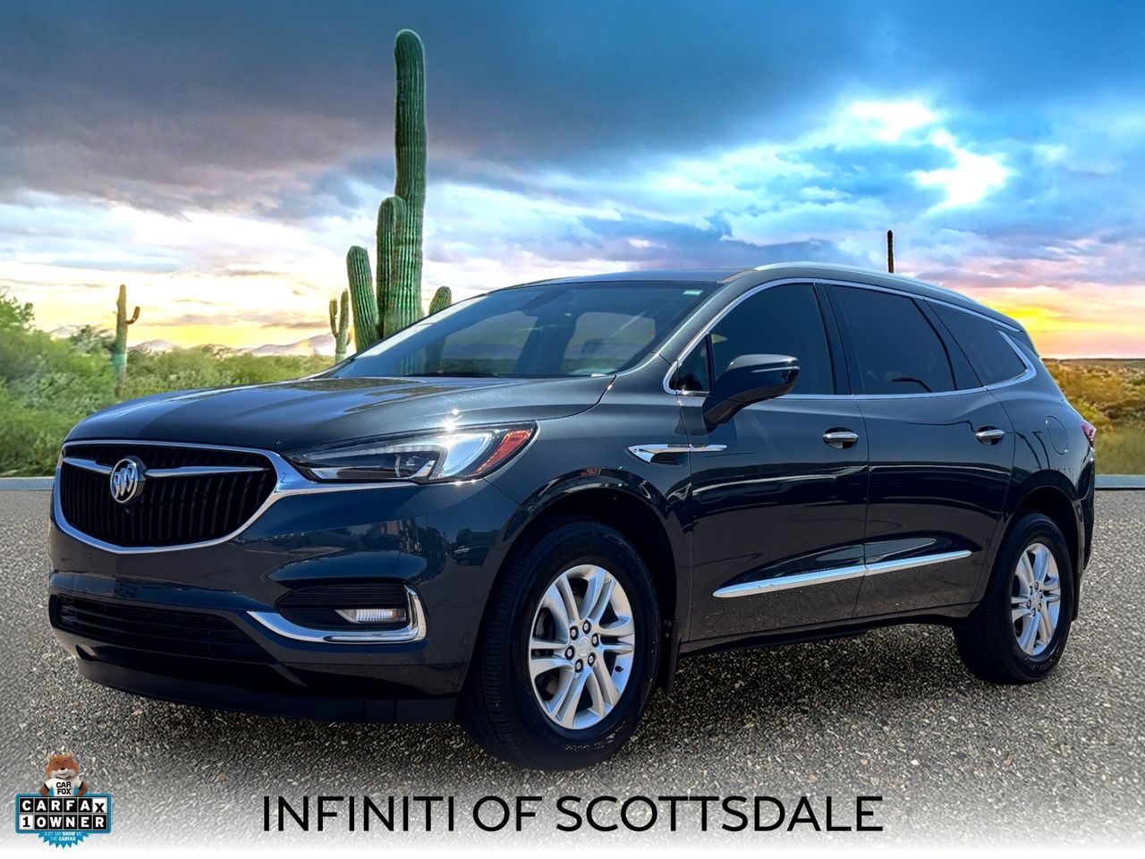Dark Slate Metallic 2020 Buick Enclave Essence FWD SUV / Crossover Front-Wheel Drive 9-Speed Automatic
