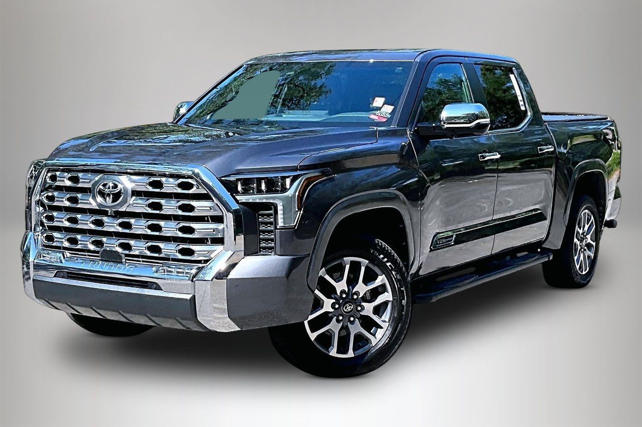 Magnetic Gray Metallic 2025 Toyota Tundra 1794 Edition CrewMax Cab 4WD Pickup Truck Four-Wheel Drive Automatic