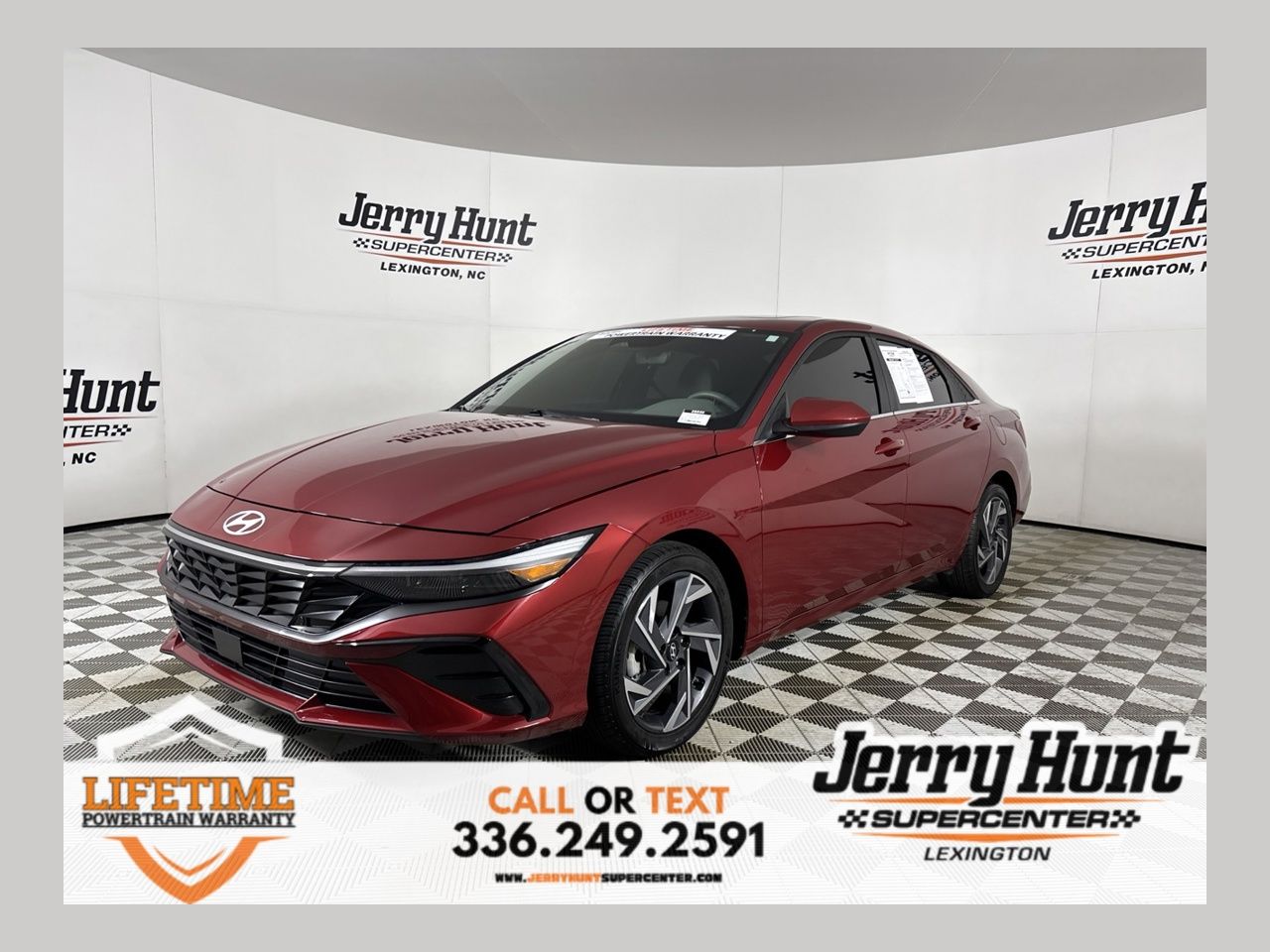 Ultimate Red 2025 Hyundai Elantra Sedan Front-Wheel Drive Continuously Variable Transmission