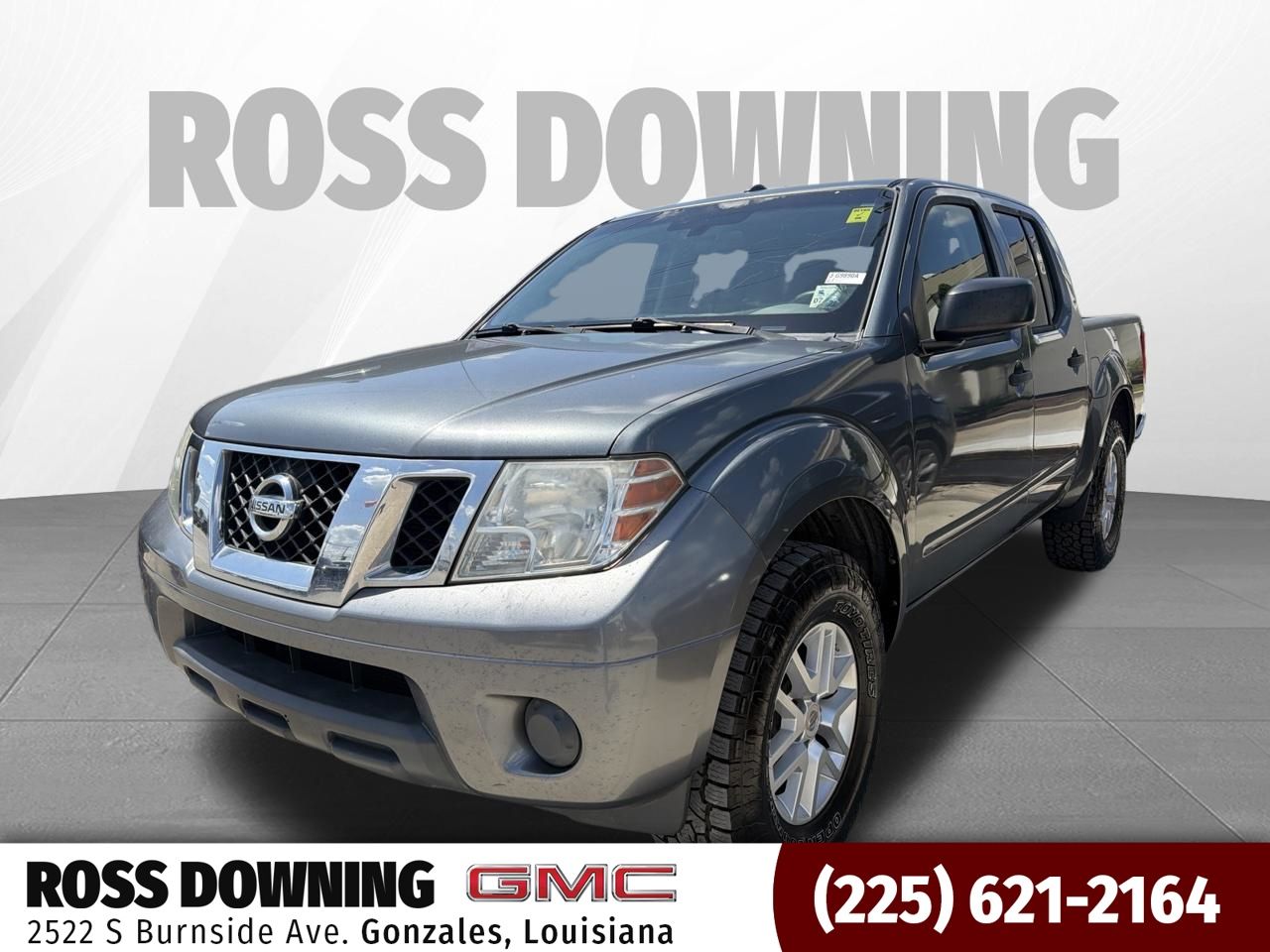Gray (Gun Metallic) 2016 Nissan Frontier Pickup Truck Four-Wheel Drive 5-Speed Automatic Overdrive