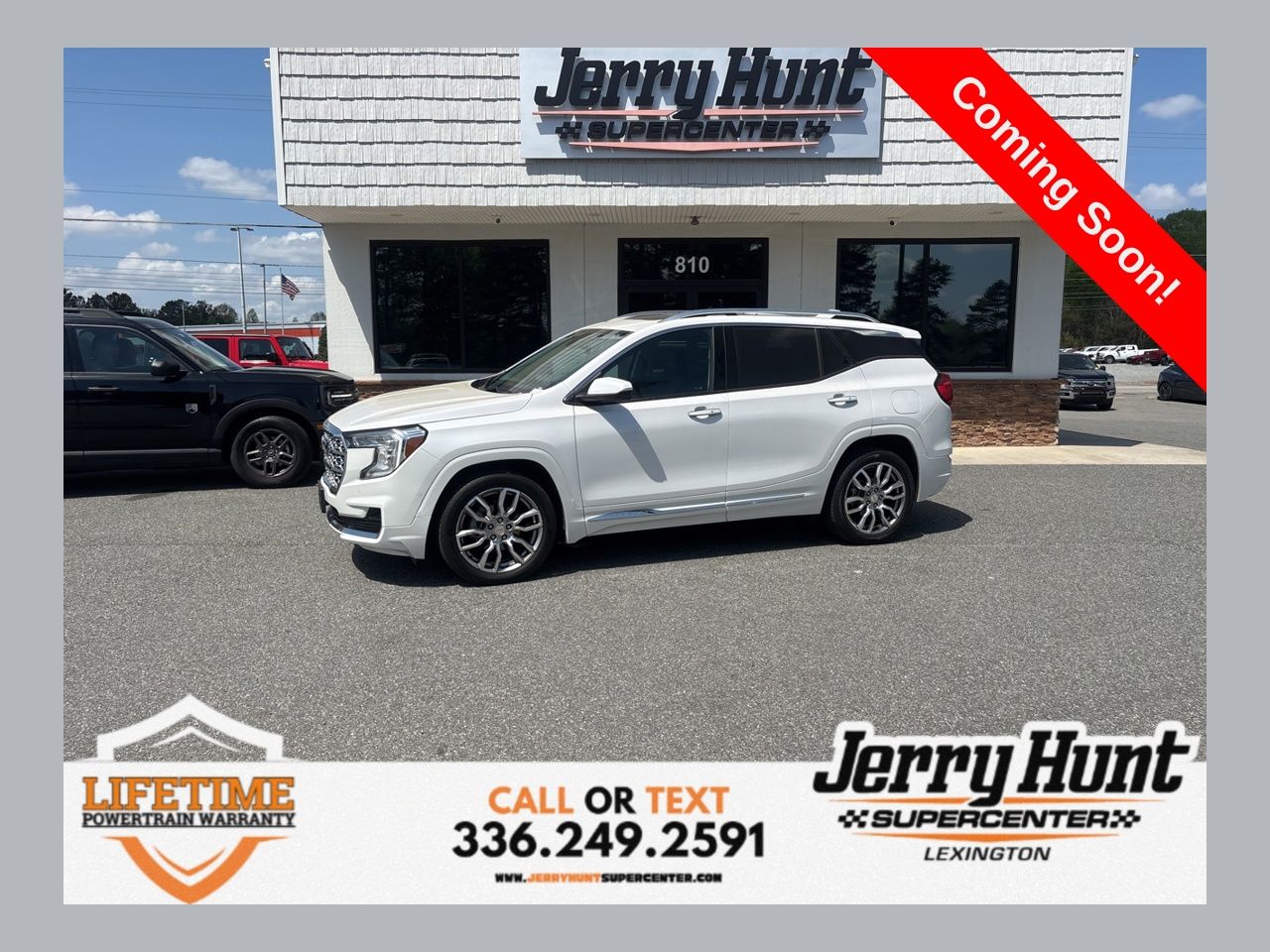 White Frost Tricoat 2023 GMC Terrain Denali AWD SUV / Crossover All-Wheel Drive 9-Speed Automatic