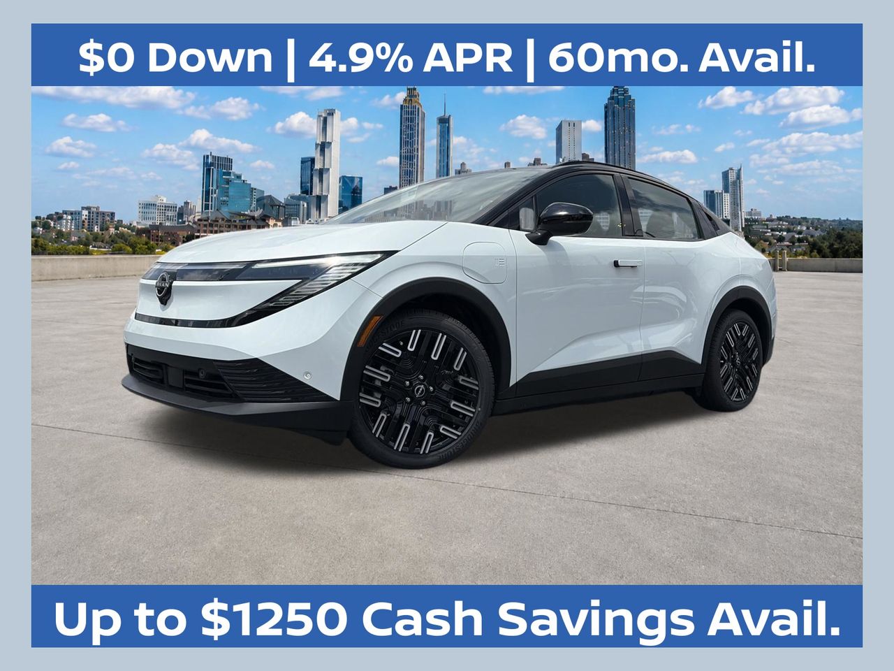 Everest White Pearl/Black 2026 Nissan LEAF SUV / Crossover Front-Wheel Drive Automatic