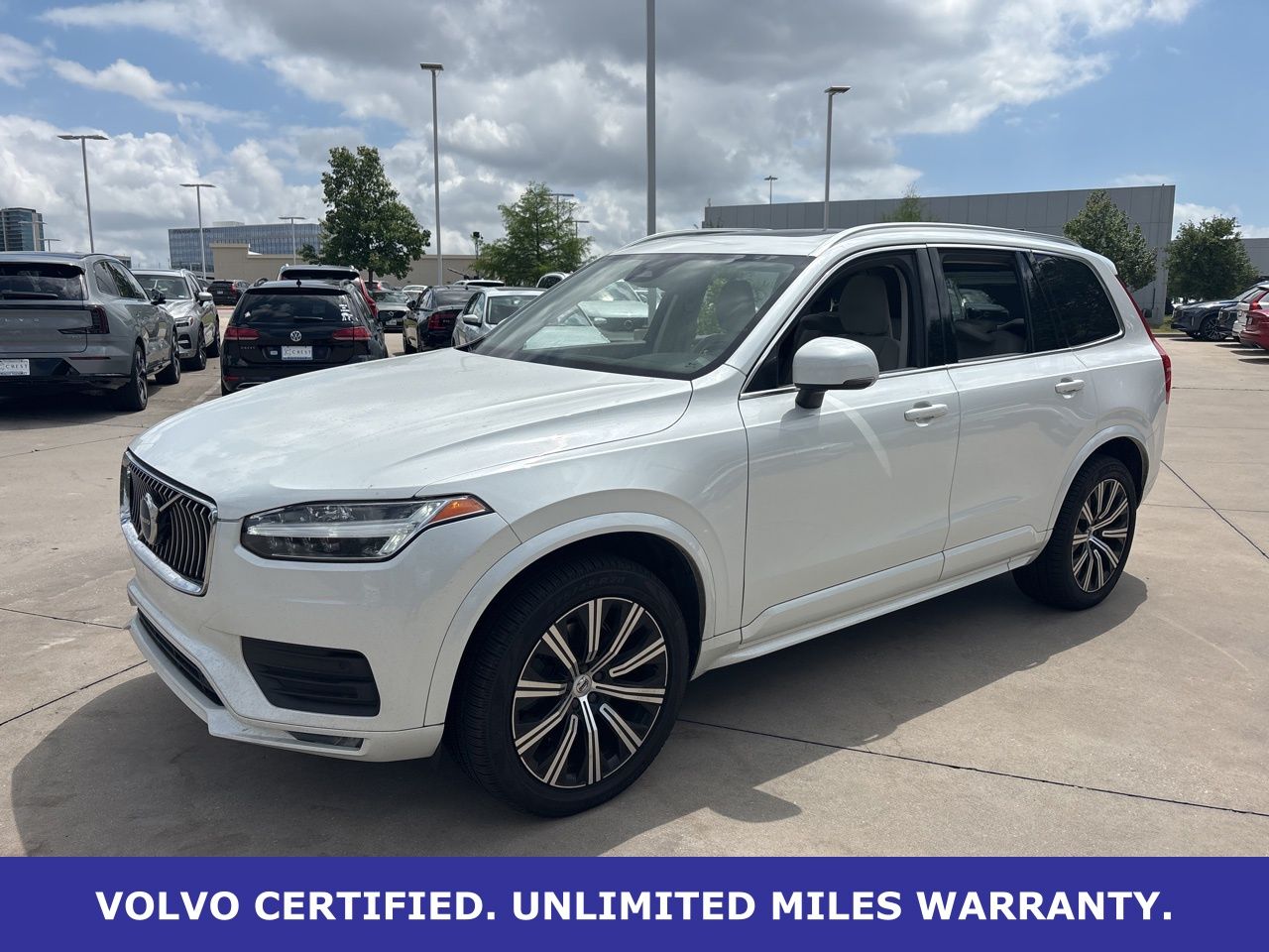 Crystal White Metallic 2023 Volvo XC90 B6 Core AWD SUV / Crossover All-Wheel Drive Automatic