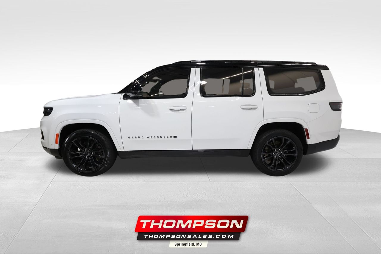 Bright White Clearcoat 2023 Jeep Grand Wagoneer Obsidian 4WD SUV / Crossover Four-Wheel Drive 8-Speed Automatic