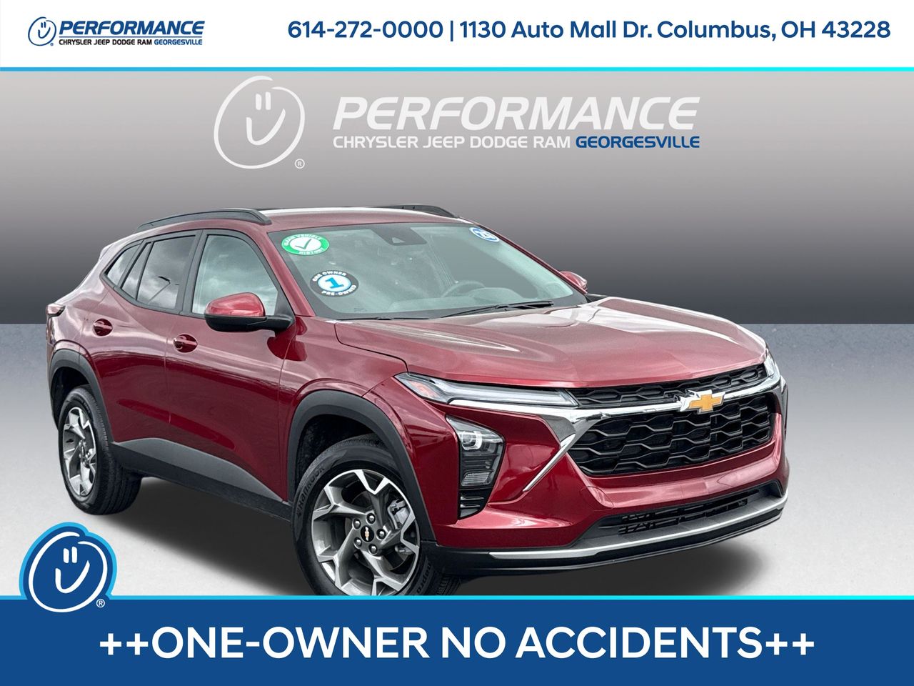 Red (Crimson) 2025 Chevrolet Trax LT FWD SUV / Crossover Front-Wheel Drive 6-Speed Automatic