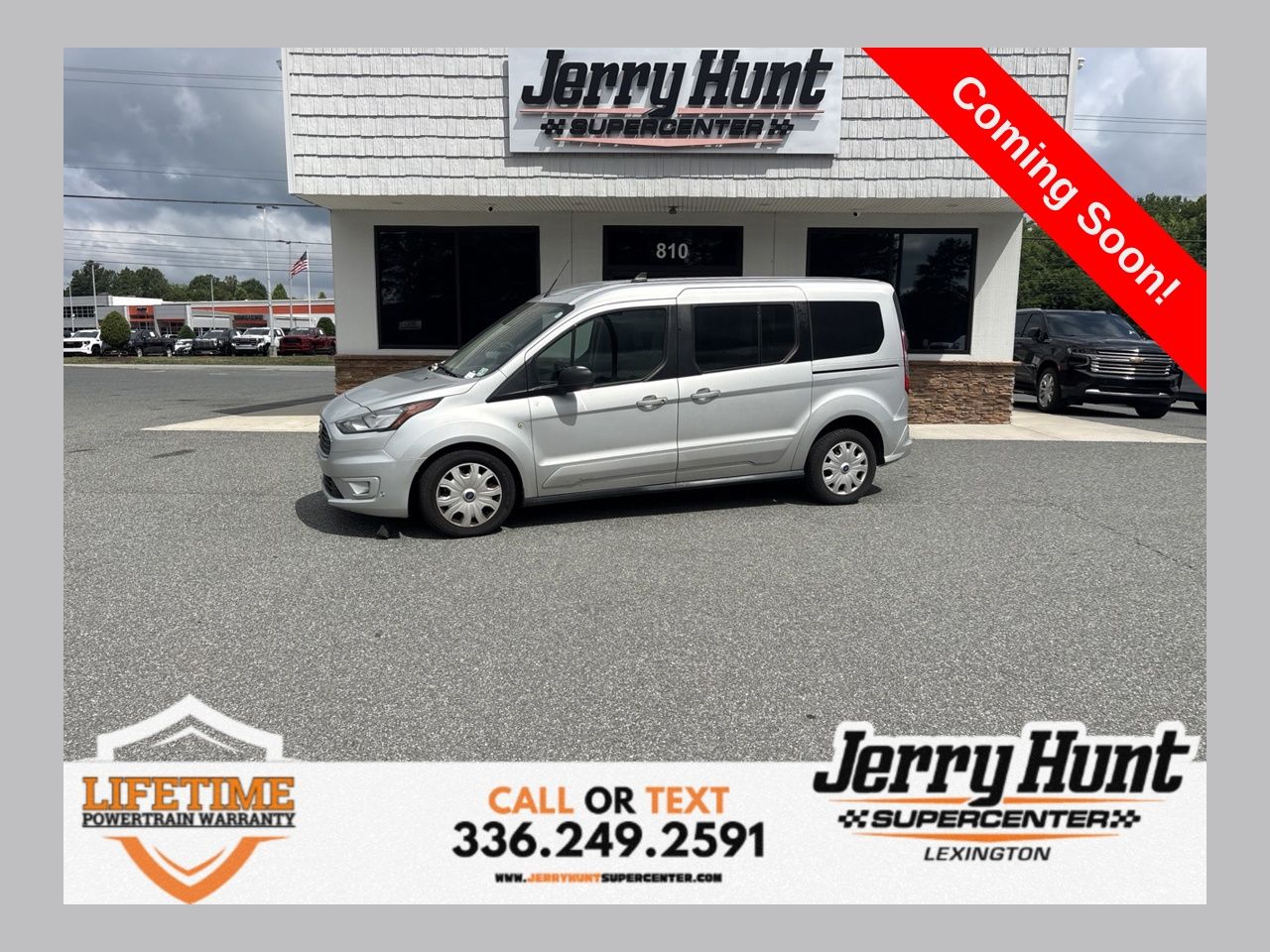 Silver 2022 Ford Transit Connect Van Front-Wheel Drive 8-Speed Automatic