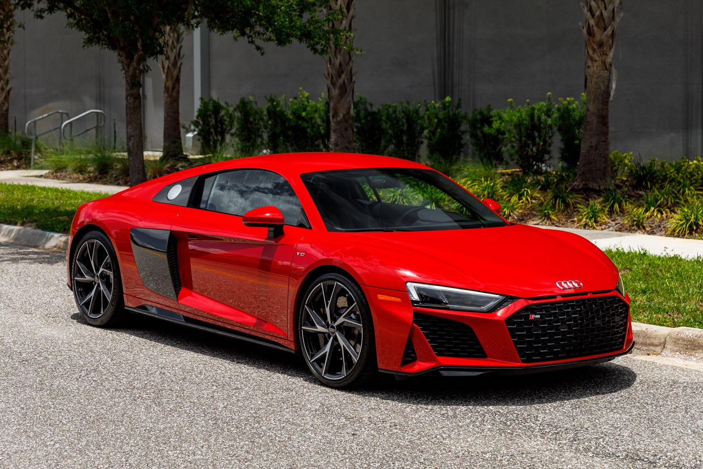 Red 2023 Audi R8 Coupe Rear-Wheel Drive 7-Speed Automatic