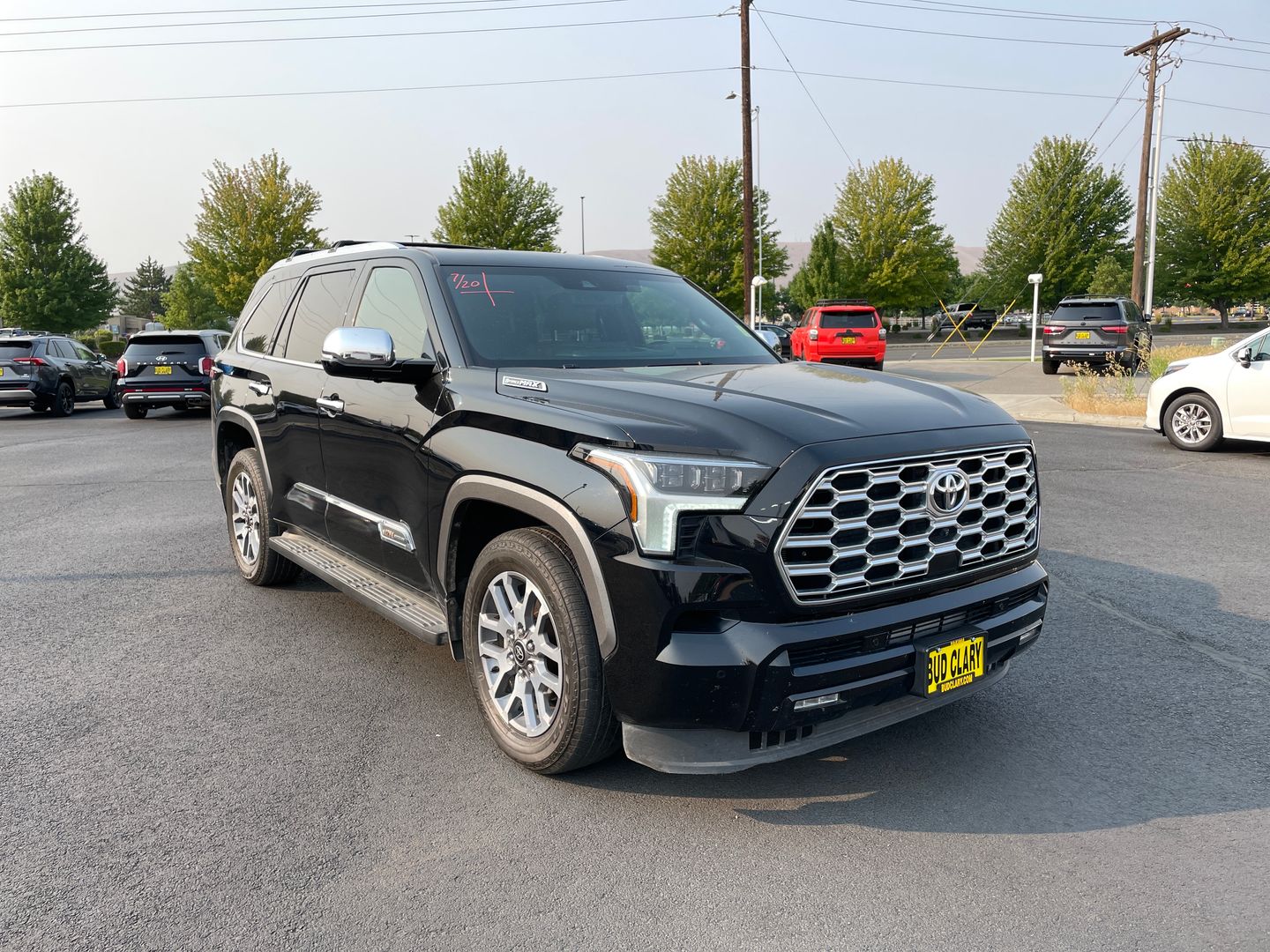 Midnight Black Metallic 2025 Toyota Sequoia SUV / Crossover Four-Wheel Drive Automatic