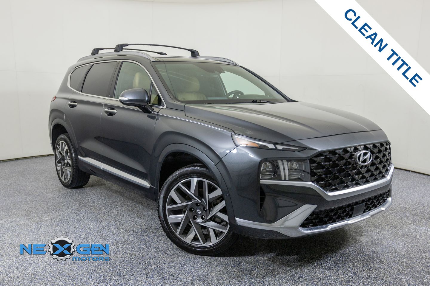 Portofino Gray 2023 Hyundai Santa Fe SUV / Crossover All-Wheel Drive Automatic
