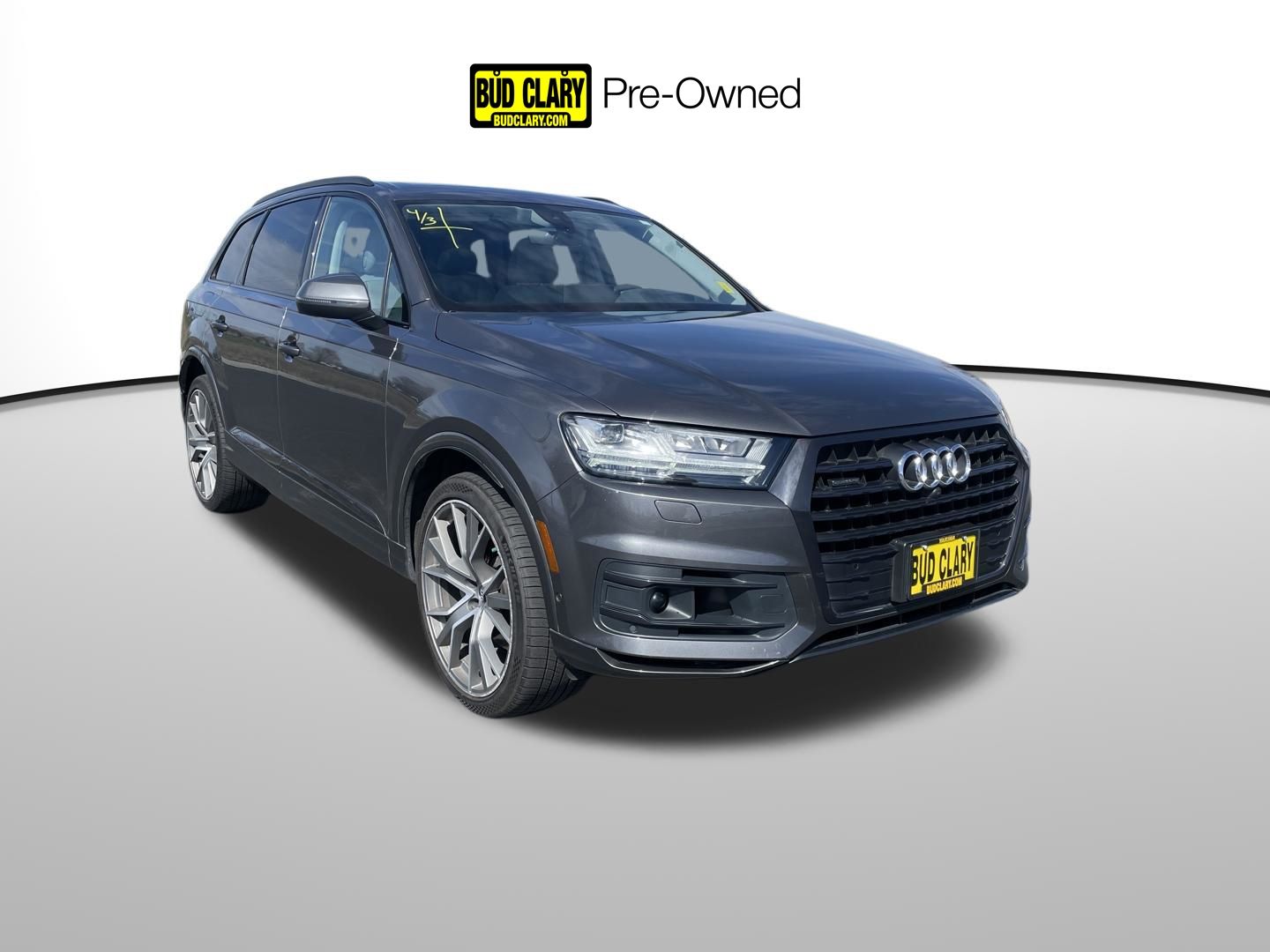 Gray 2019 Audi Q7 55 TFSI quattro Prestige SUV / Crossover All-Wheel Drive 8-Speed Automatic