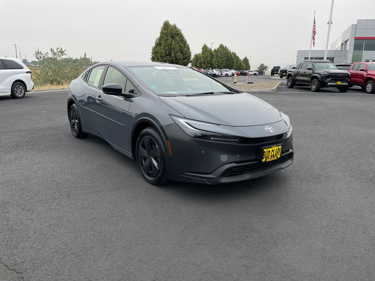 Gray 2023 Toyota Prius Hatchback All-Wheel Drive Continuously Variable Transmission