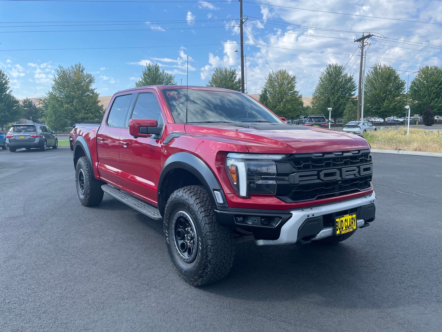 Red Metallic 2024 Ford F-150 Pickup Truck Four-Wheel Drive Automatic