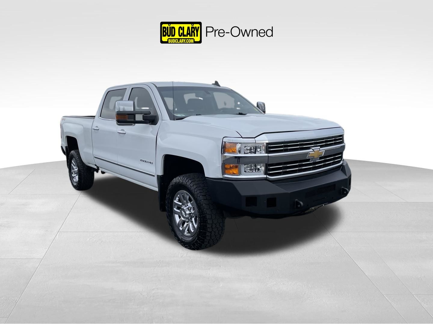 Summit White 2018 Chevrolet Silverado 2500HD LTZ Crew Cab 4WD Pickup Truck Four-Wheel Drive 6-Speed Automatic Overdrive