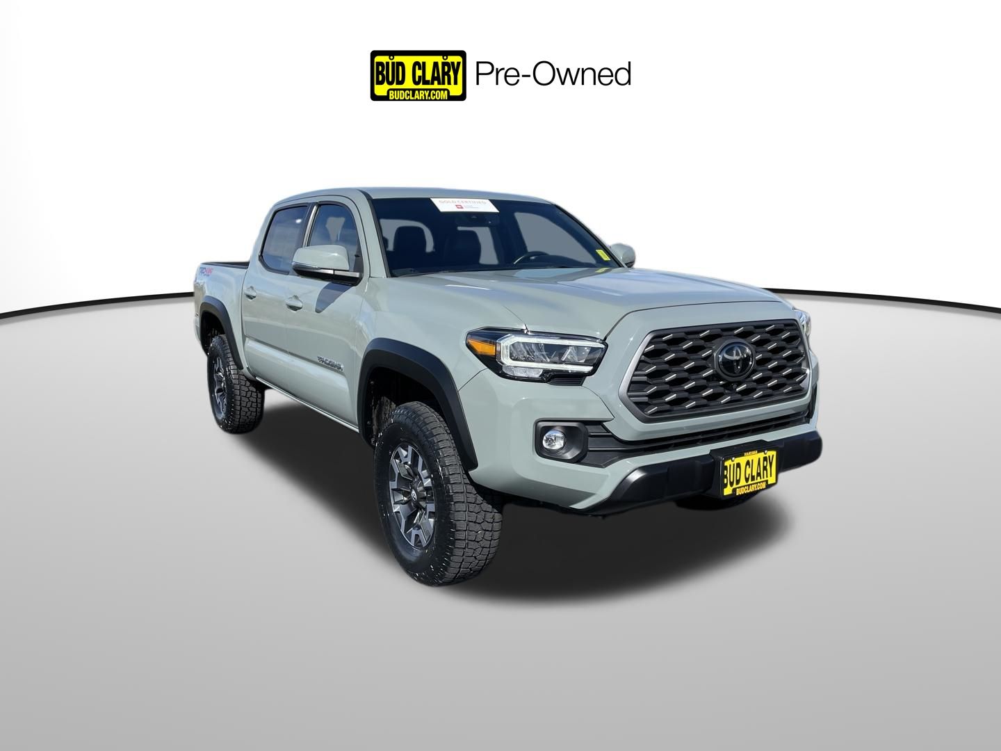 Lunar Rock 2023 Toyota Tacoma TRD Off Road Double Cab 4WD Pickup Truck Four-Wheel Drive 6-Speed Automatic