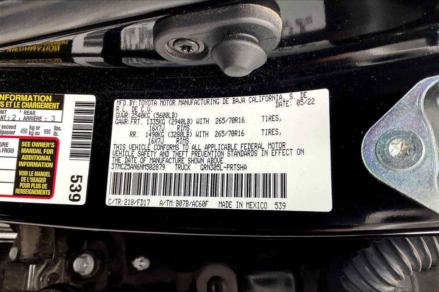 2022 Toyota Tacoma TRD Off-Road photo