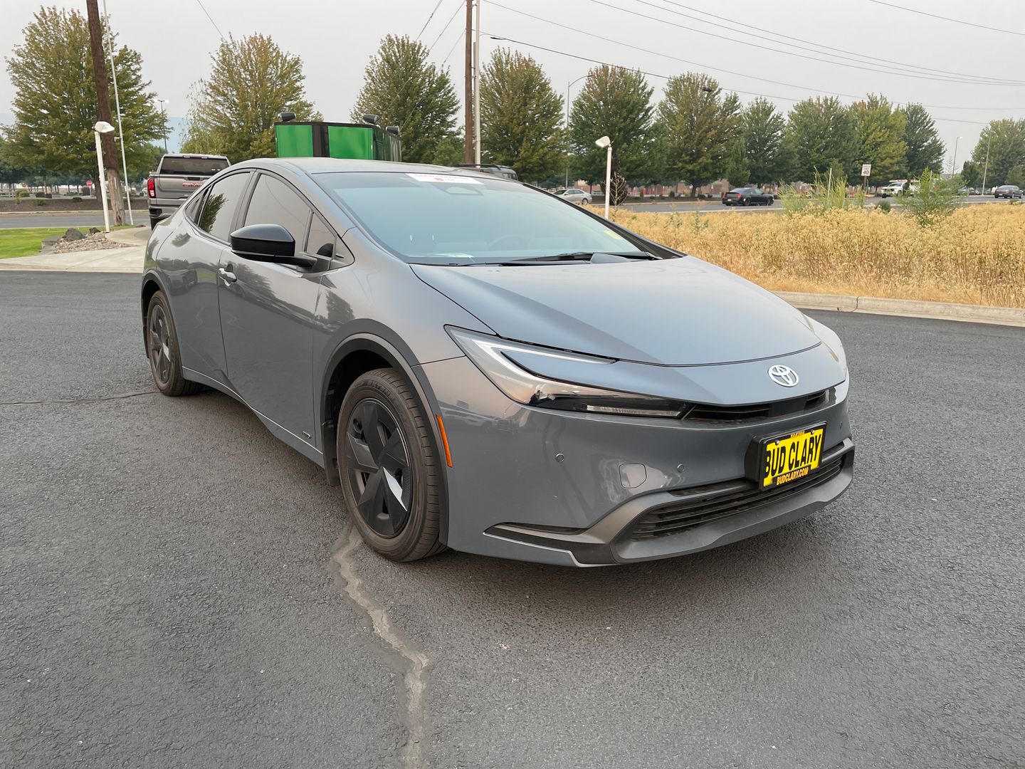 Gray 2025 Toyota Prius Hatchback All-Wheel Drive Continuously Variable Transmission