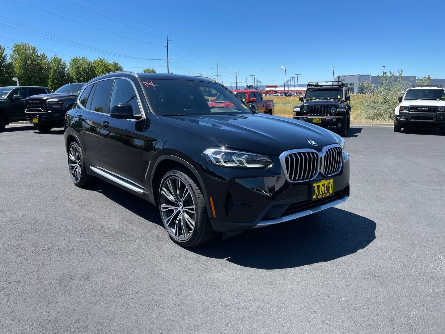 Jet Black 2023 BMW X3 SUV / Crossover Rear-Wheel Drive 8-Speed Automatic