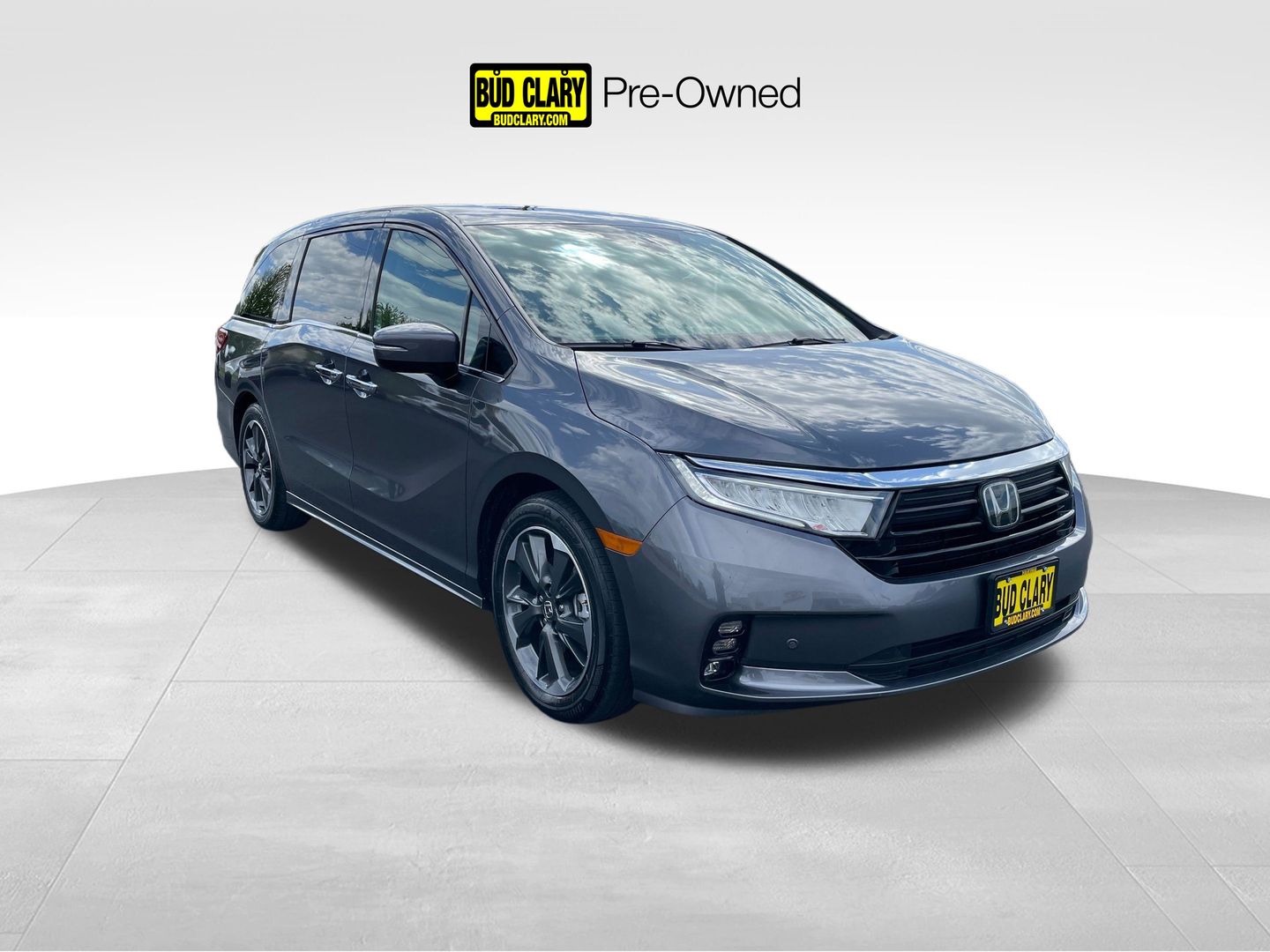 Gray 2023 Honda Odyssey Elite FWD Minivan Front-Wheel Drive Automatic