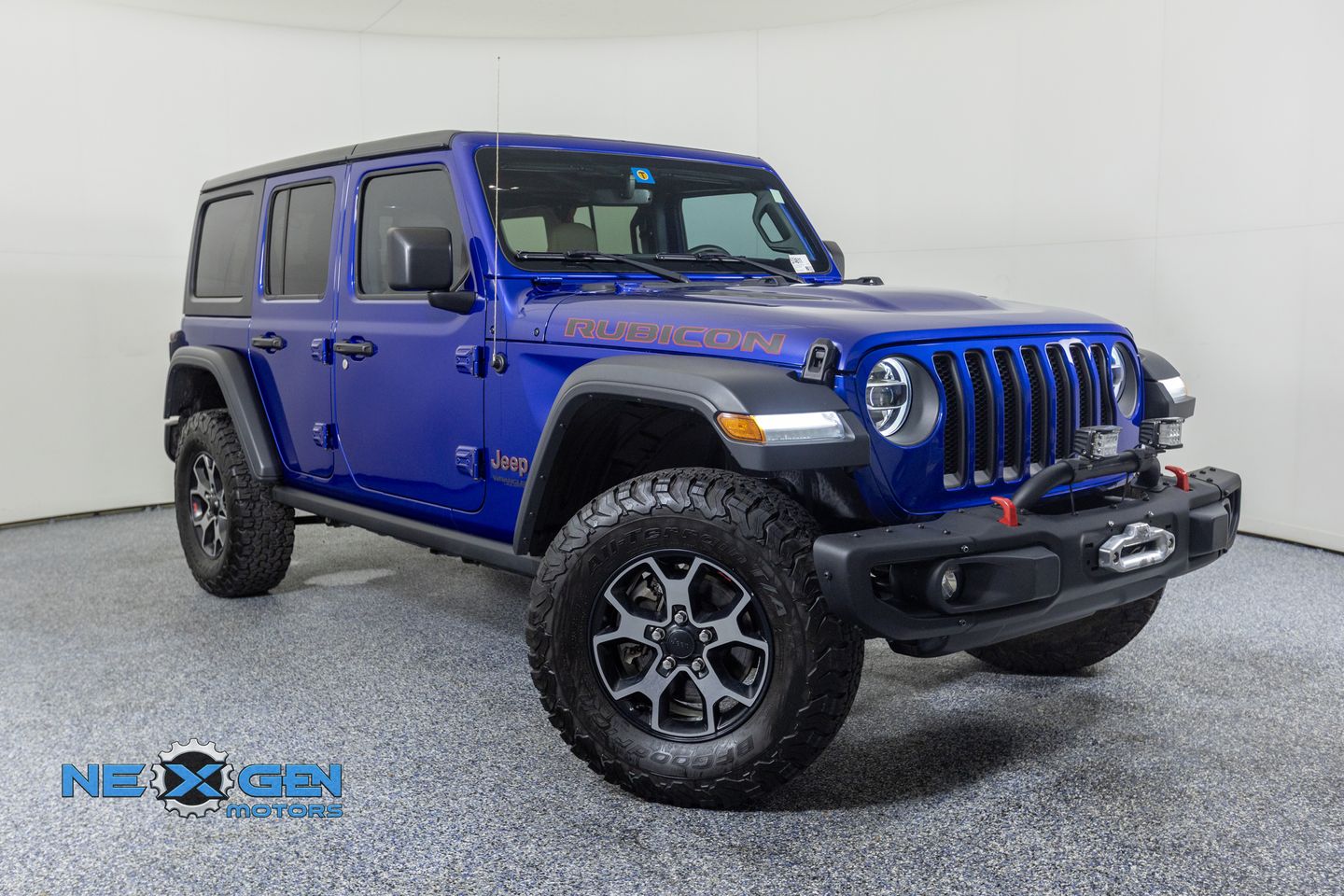 Ocean Blue Metallic Clearcoat 2019 Jeep Wrangler SUV / Crossover Four-Wheel Drive 8-Speed Automatic