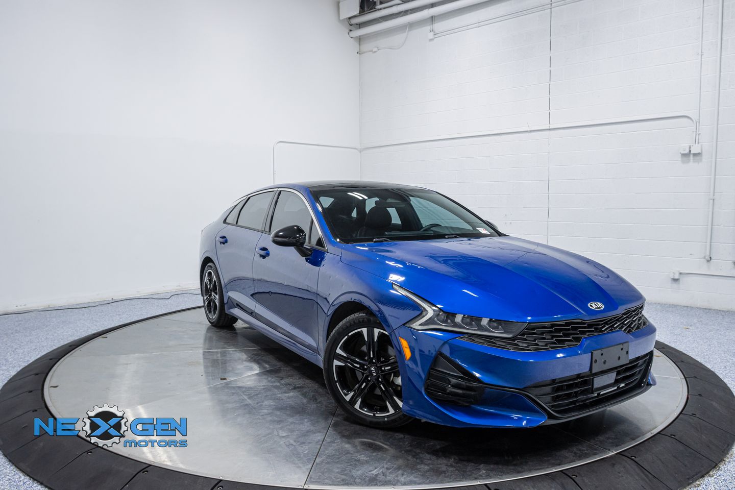 Sapphire Blue 2021 Kia K5 GT-Line FWD Sedan Front-Wheel Drive 8-Speed Automatic