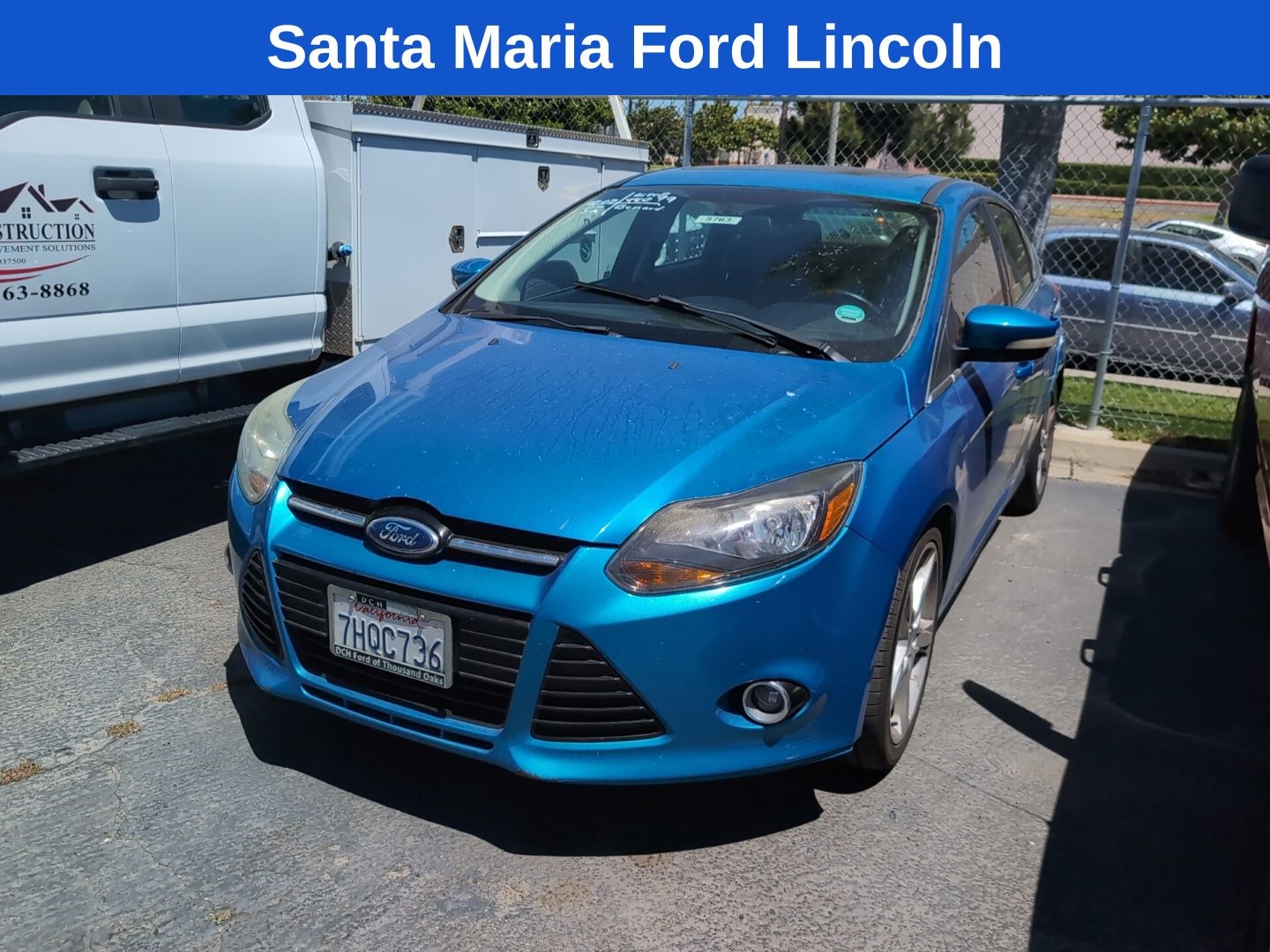 Blue Candy Tinted Clearcoat 2014 Ford Focus Hatchback Front-Wheel Drive 6-Speed Automatic