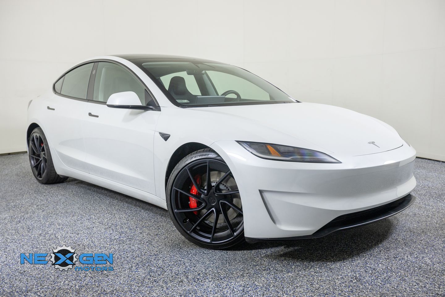 White 2024 Tesla Model 3 Sedan All-Wheel Drive 1-Speed Automatic