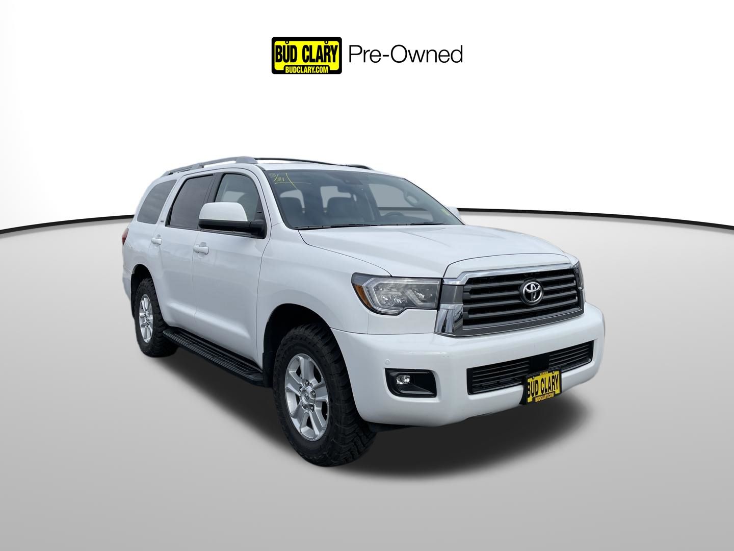 Super White 2018 Toyota Sequoia SR5 4WD SUV / Crossover Four-Wheel Drive 6-Speed Automatic