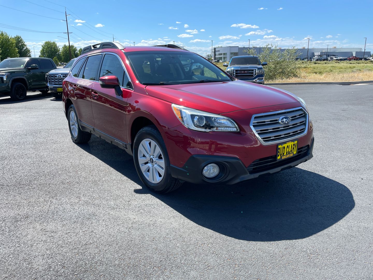 Venetian Red Pearl 2015 Subaru Outback Wagon All-Wheel Drive Continuously Variable Transmission